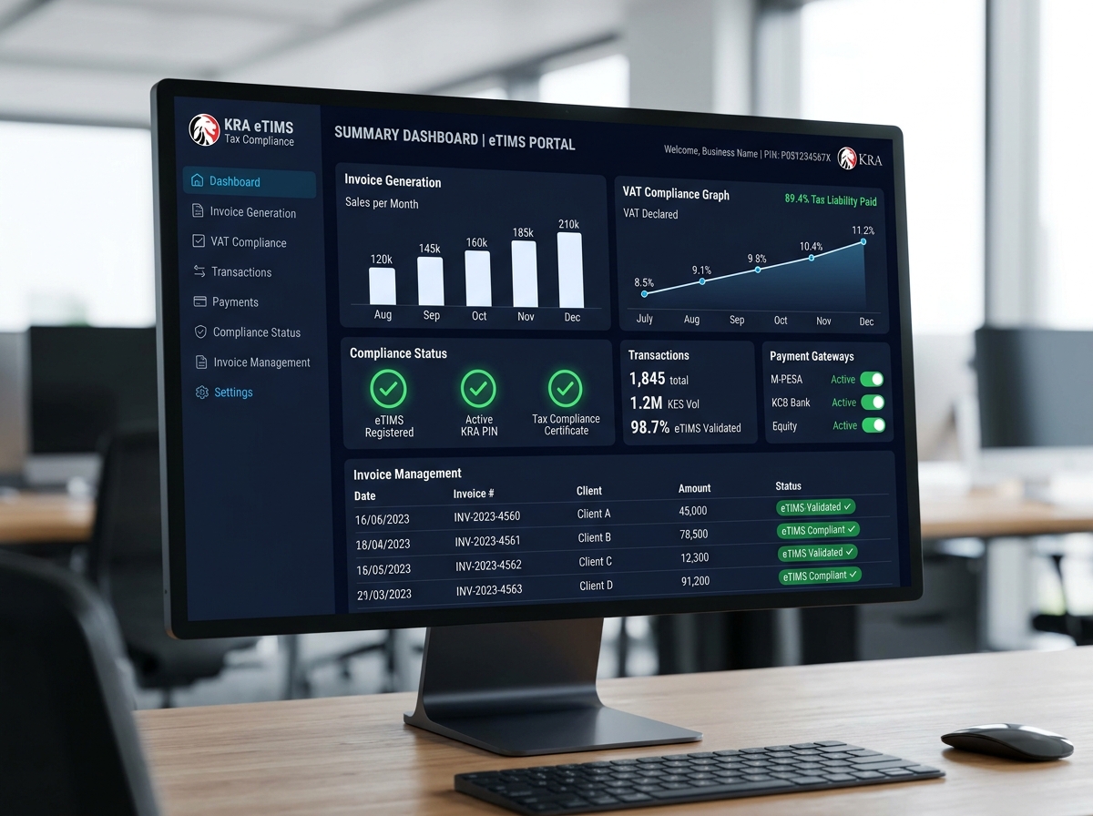eTIMS Tax Invoice Integration Dashboard