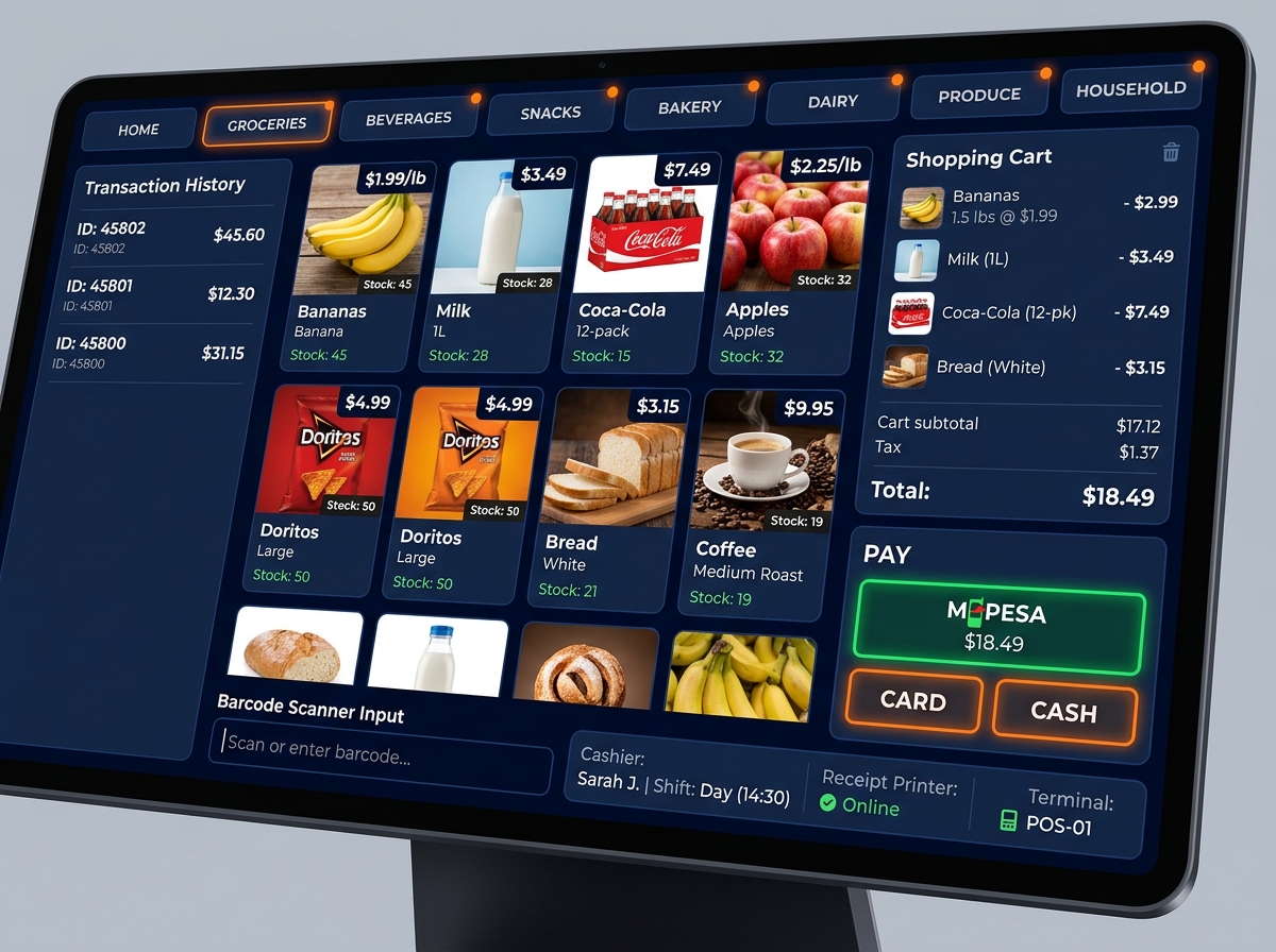 Retail POS System Supermarket Kenya
